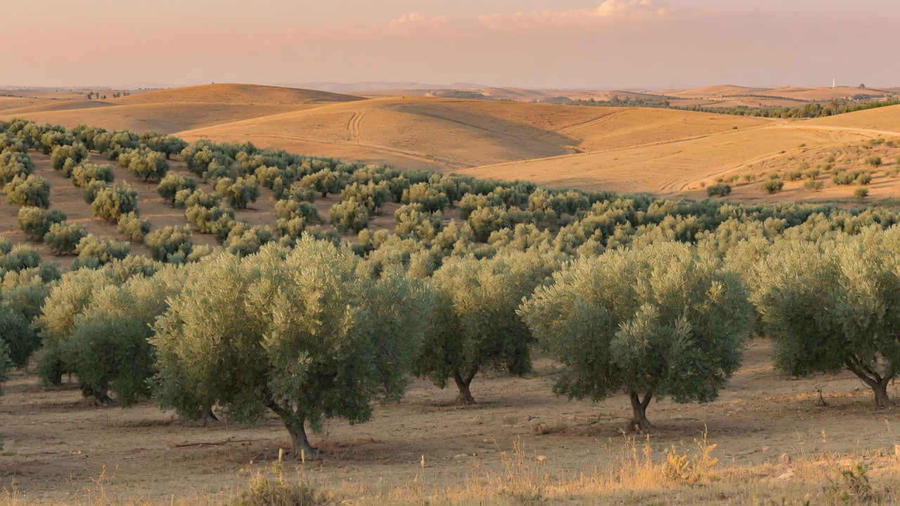 Olive grove, Tunisia