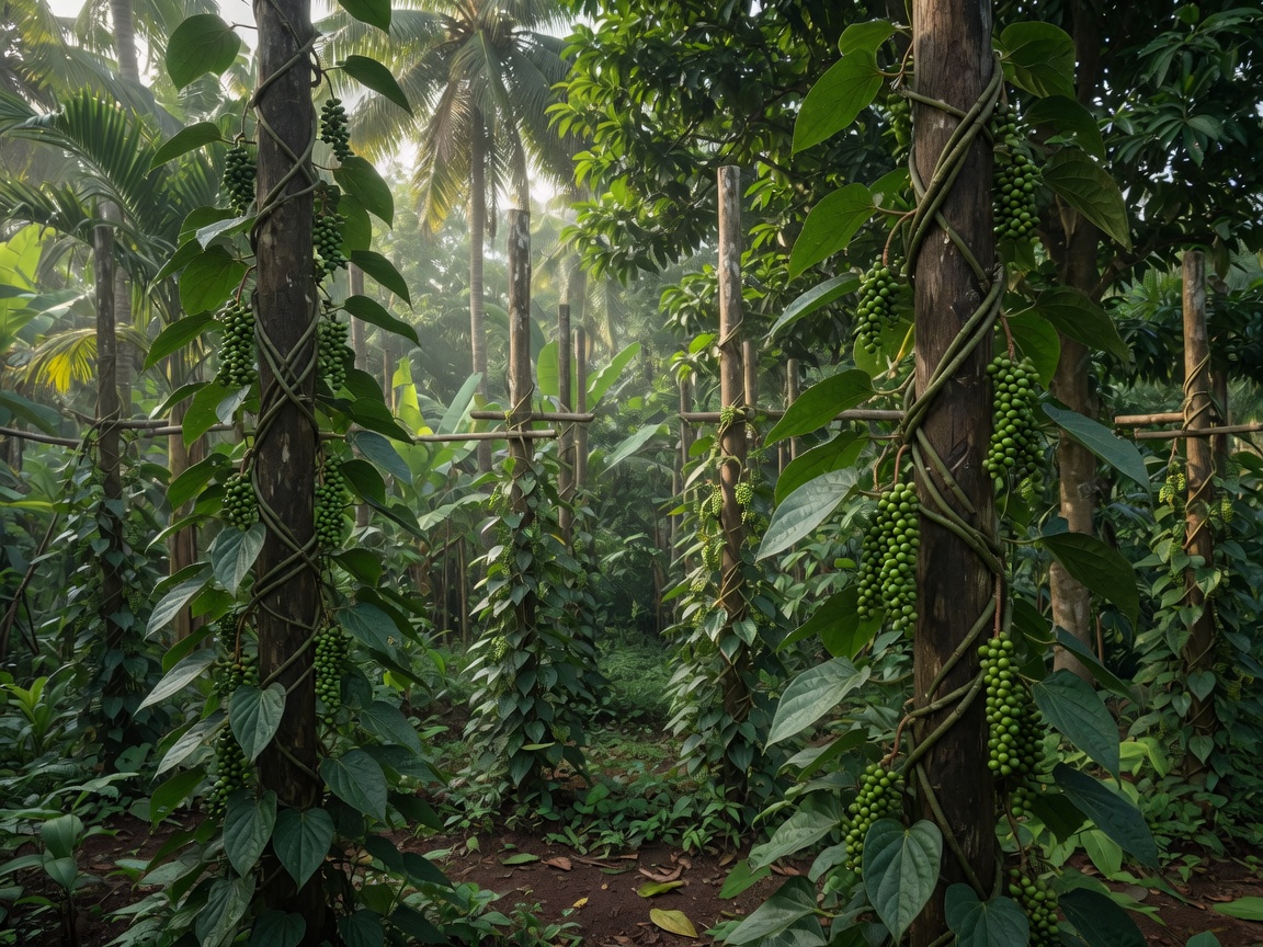 Pepper vines