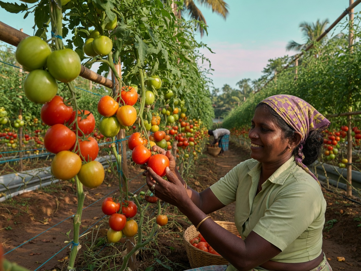 Sri Lanka — tomatoes, pepper, watermelon