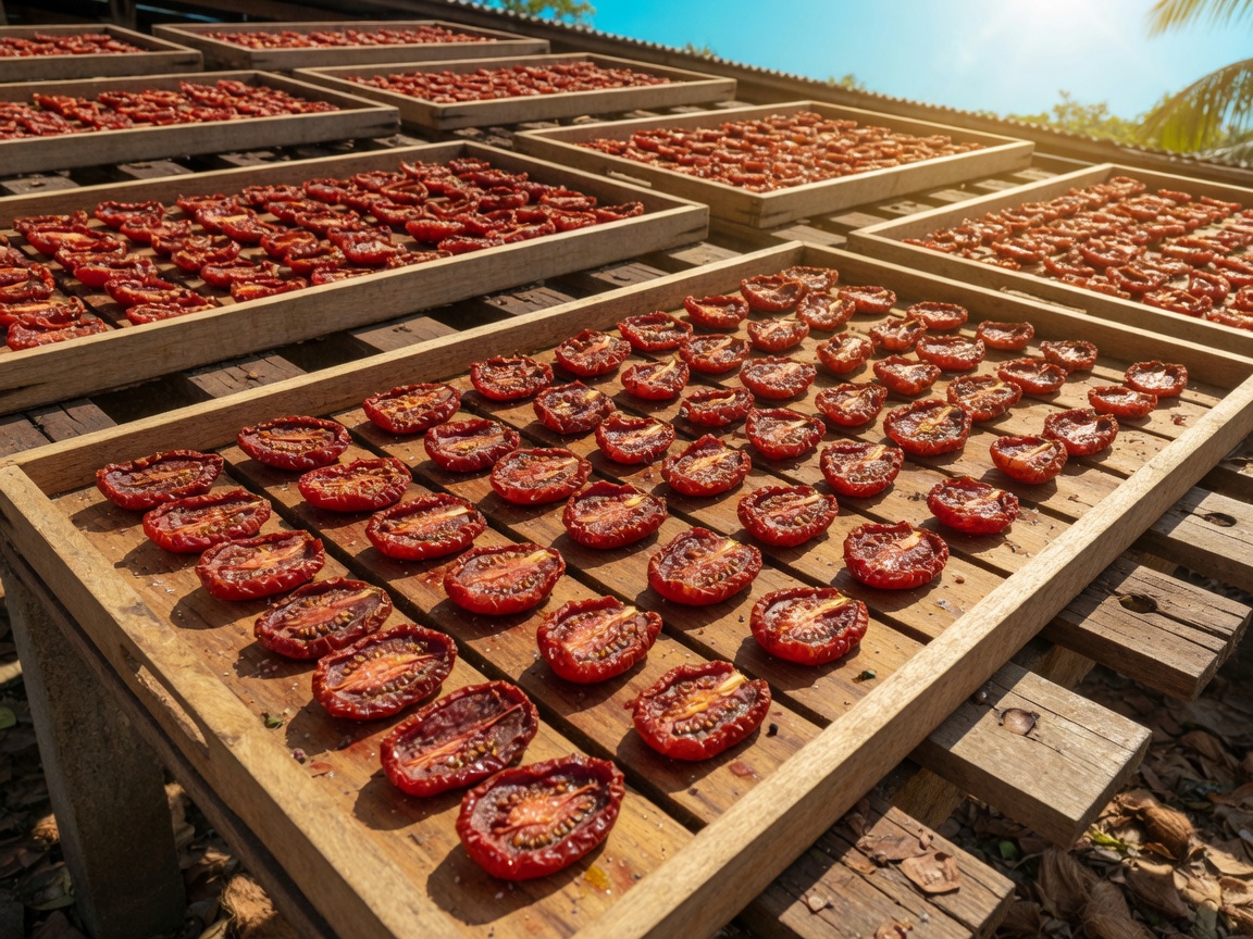 Drying trays / sun-dried tomatoes