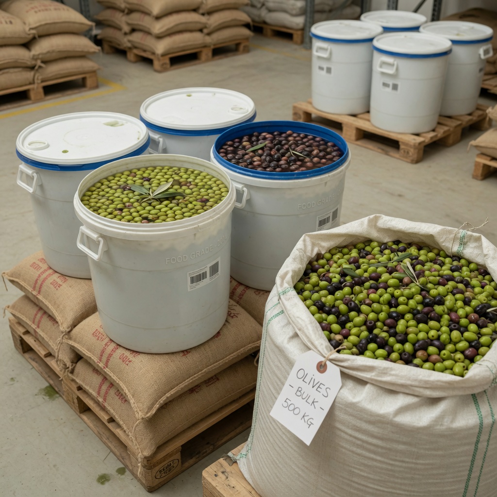 Bulk olive products