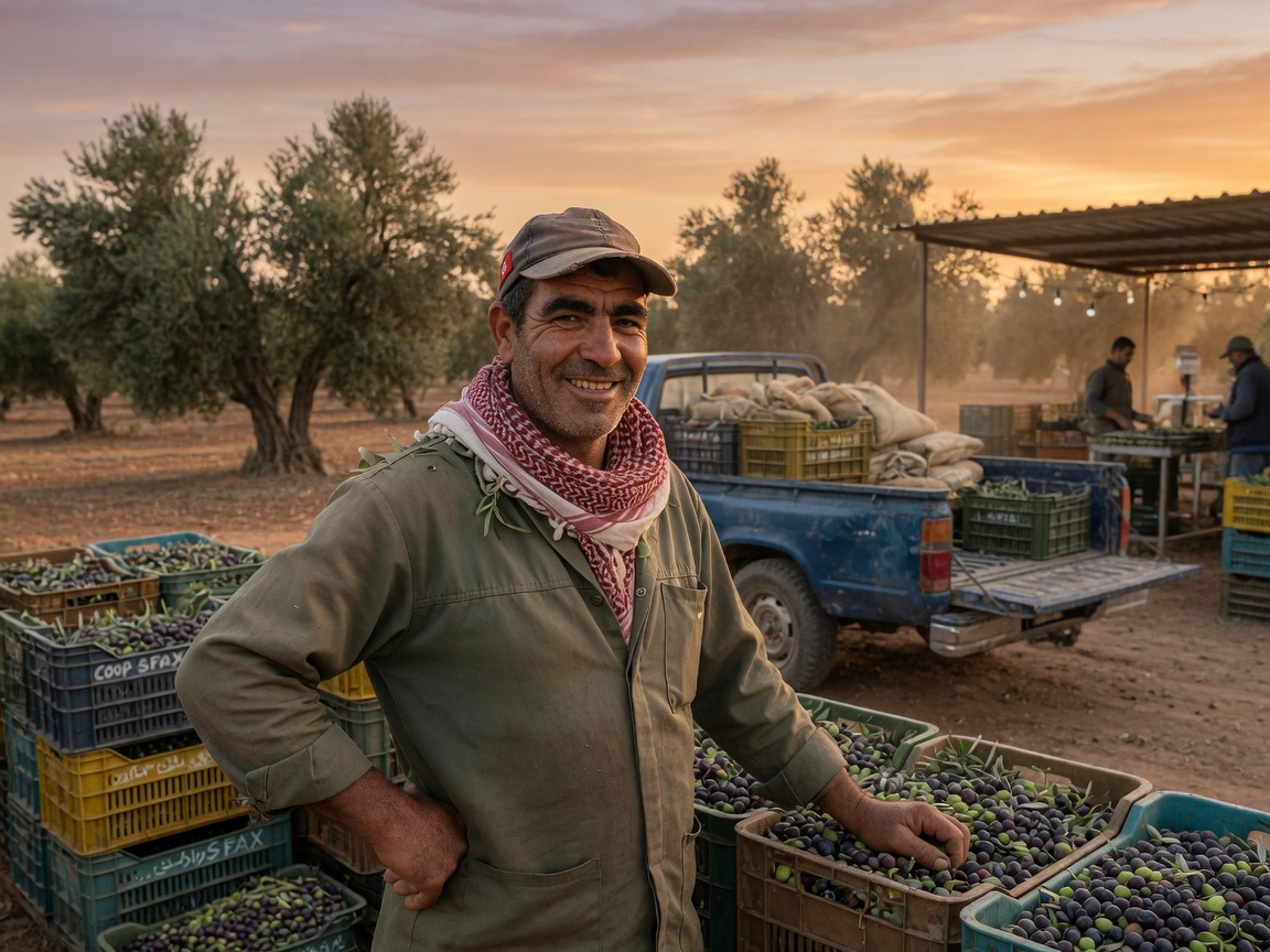 Grower / collection point, Tunisia